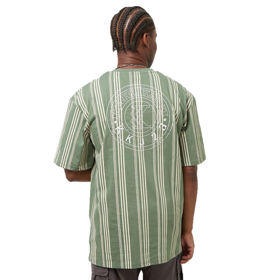 Karl Kani Ανδρική κοντομάνικη μπλούζα Small Signature Striped Tee